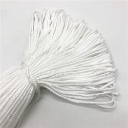 lacet 2mm blanc Polyester...