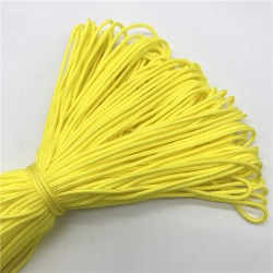 lacet 2mm jaune Polyester...